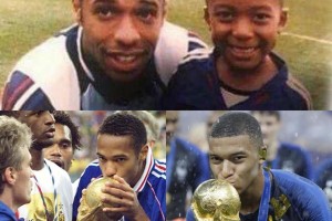 开云体育官网-冠军传承，亨利分享姆巴佩幼年时期照片并配文鼓励