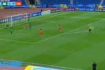 U17亚洲杯国少2战丢4球，4个丢球门将依合散都没做出扑救动作